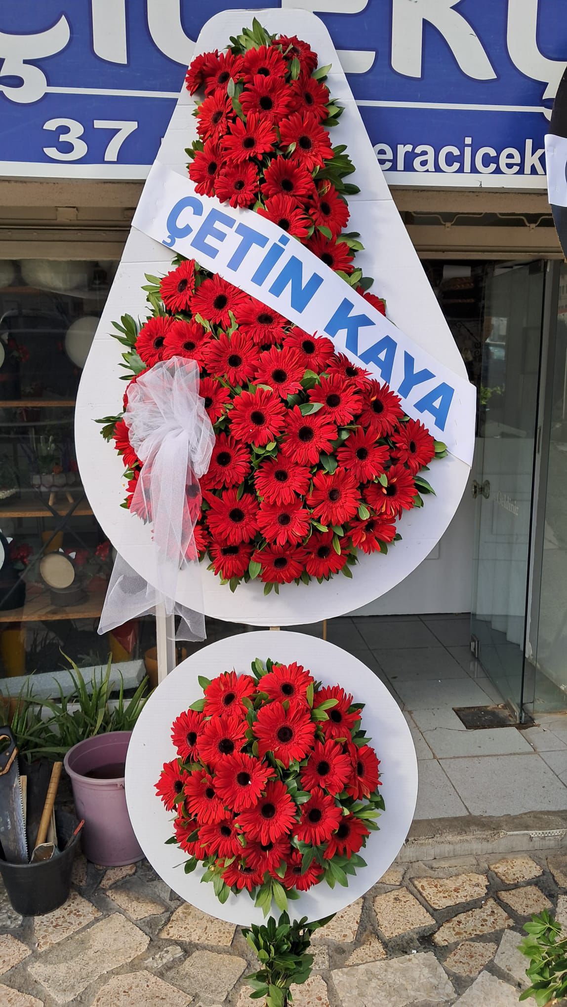 Çiftli Canlı Açılış Çelenk